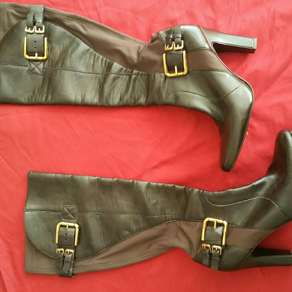 Dark brown Jessica Simpson knee high boots